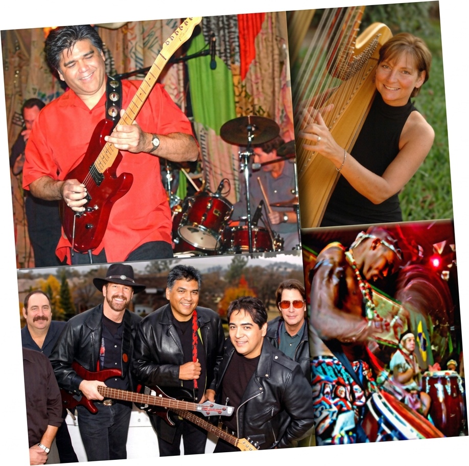 Live band performing